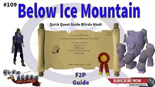 OSRS│How To Complete Below Ice Mountain Quest 2021│Urdu Hindi