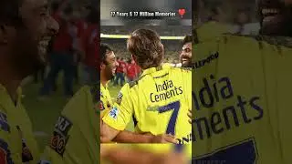 Thank You MS Dhoni For Your 17Y Service 💛❣️#csk #msdhoniipl #whistlepodu #ipl2025