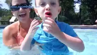Teach going underwater swim lesson: toy at the step - www.swimbea.com