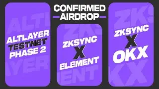 😱AltLayer Testnet Phase 2 ( POTENTIAL AIRDROP ) ZkSync x OKX ,  Element x ZkSync Airdrop 2023