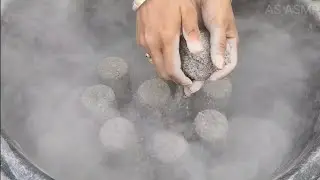 Asmr - Super dusty gritty sand cement dry + water💦 crumbling 💦 requested video 😊 2 videos together