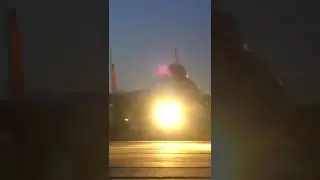 Defense of the Russian Federation use of the Su-35, at night.