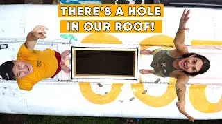 Bus Conversion: Building a Skylight in a Skoolie Ft Giveaway