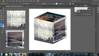 How to make a vector 3D image cube and 3D typography cube as well as text warp in Adobe Illustrator