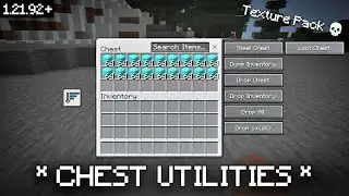 Chest Stealer Pack for MCPE 1.21+ | Works on Servers 🔥