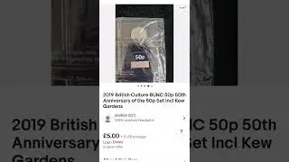 2019 KEW GARDENS 50P COIN SET - DANS BEST BUYS!