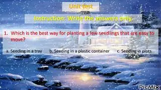p2 unit test agriculture
