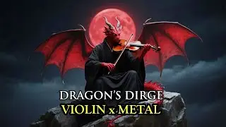 Dragon’s Dirge - Epic Violin Over Black Metal Storm  | Violin Metal Instrumental