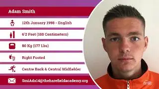 Adam Smith | Football Scouting Video
