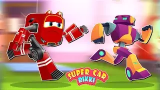 SuperCar Rikki Catches the Robo Thief Looting the City!