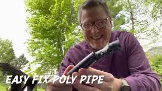 How To Repair Broken Irrigation Poly Pipe