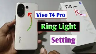 Vivo T4 Pro Ring Light Setting | How to turn on ring light when you get a call in Vivo T4 Pro