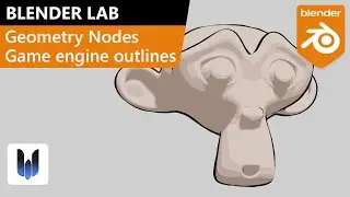 Blender Geometry Nodes: Game engine outlines