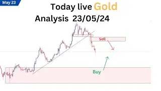 Today live Analysis XAUUSD 23/05/24 // Today Gold Predictton/Trader AB Lives
