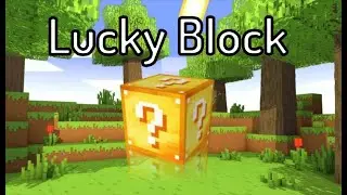 First Time Playing Minecraft Lucky Blocks!