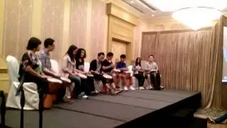 Djembe performance @ Disney hotel