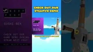 Sushi Ben Steam Next Fest Demo #indievr #steamvr #anime #vrgaming#vrgame #vr #quest2 #pcvr