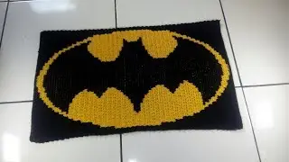 Tapete - Croche - Morcego do Batman - Parte Final