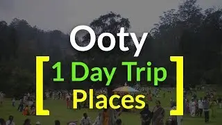 TOP 5 Places in Ooty for 1 DAY TRIP