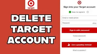 How to Delete Your Target Account? Remove Your Target Account on PC 2024