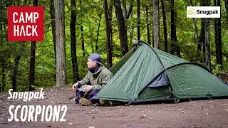 【スナグパック スコーピオン2】超シンプル設営 で手軽にソロキャンプ。英国発のタフネスなソロテントは芸人のヒロシさんも愛用です。