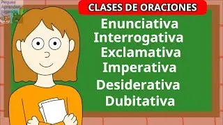 Clases de oraciones para niños  Enunciativas, interrogativas, exclamativas  Peques Aprenden Jugando