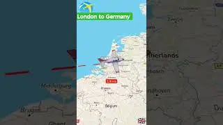 London to Germany Travel map #travel
