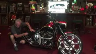 Custom Harley Davidson featured in HOT BIKE Magazine