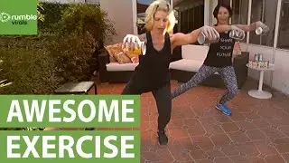 Actress Morgan Walsh's soup can workout routine