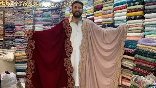 |Velvet bridal shawl totally hand work with new designing and colours of 2025 available|zohanfabrics