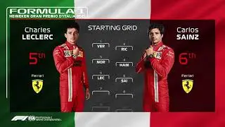 2021 Italian GP Starting Grid
