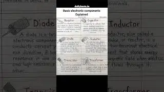 class 10 science basic electronic components🤬 #shorts #class10th #studyvlog #boards #cbse
