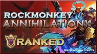 Envy rockmonkey Androxus RANKED Gameplay | Ascension Peak | ANNIHILATION!! (X15)