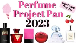 Perfume Project Pan 2023💗 Only Loves!! Finishing my perfumes! Project Bottoms Up!🍒