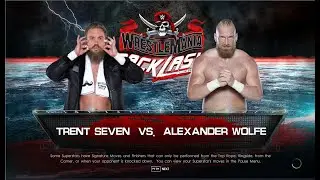WWE 2k22: Бой Трента Севена против Александра Вулфа