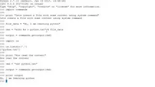 Execute operating system command - Method2
