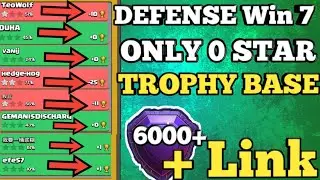 Only 0 Star Th13 Trophy Push base With Link [2020] Best Town Hall 13 Base + Proof Ripley Anti 1 star