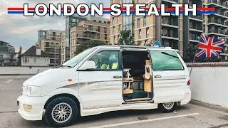 Stealth Car Camping in London | UK Van Life