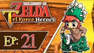 Tri Force Heroes - Part 21 | The Dunes - Infinity Dunes! [3-Player 100% Walkthrough]