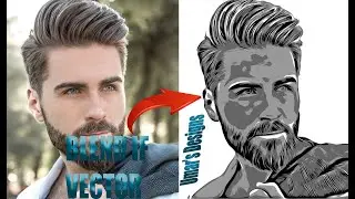 Photoshop Blend If: The Secret to Vectorize Images (Umar's designs)