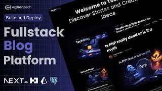 Build & Deploy a Production-Ready Fullstack Blog Platform | Next.js 16, BetterAuth