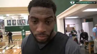 Practice Report: Branden Dawson previews Notre Dame and discusses the flu