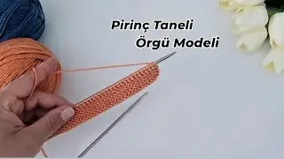 Pirinç Taneli #hırka #yelek #örgü Modeli 🧶#knitting #crochet #sweet #handmade #pattern #diy #stitch