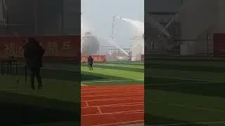 Firefighting and scouting robot on site demo #Firefighting Robot #Fire Fighting Robotic Vehicle