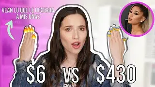 FUI A HACERME LAS UÑAS DE ARIANA GRANDE BARATO VS CARO *¿Me estafaron?
