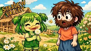 Stardew Valley #1 / Кооператив / Уточка и Мистер Боб 😂