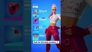 BEST &ldquo;Kyra&rdquo; Fortnite Skin Combos 🥵 #fortnitecombos #fortnite #shorts