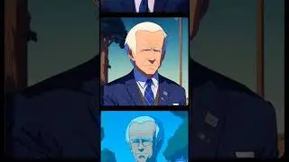 Joe Biden in anime style. AI draw Joe Biden in anime. #ai #openai #chatgpt #joebiden #anime #neuro
