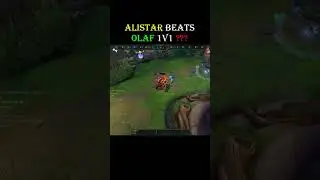EMERALD ALISTAR beats OLAF 1v1 😱 - League of Legends  #5v5 #leagueoflegends #alistar #riotgames