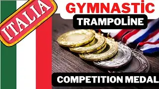 ITALY TRAMPOLINE COMPETITION MEDAL
